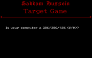 Saddam Hussein Target Game