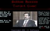 [Скриншот: Saddam Hussein Target Game]