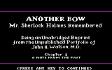 [Sherlock Holmes in "Another Bow" - скриншот №2]