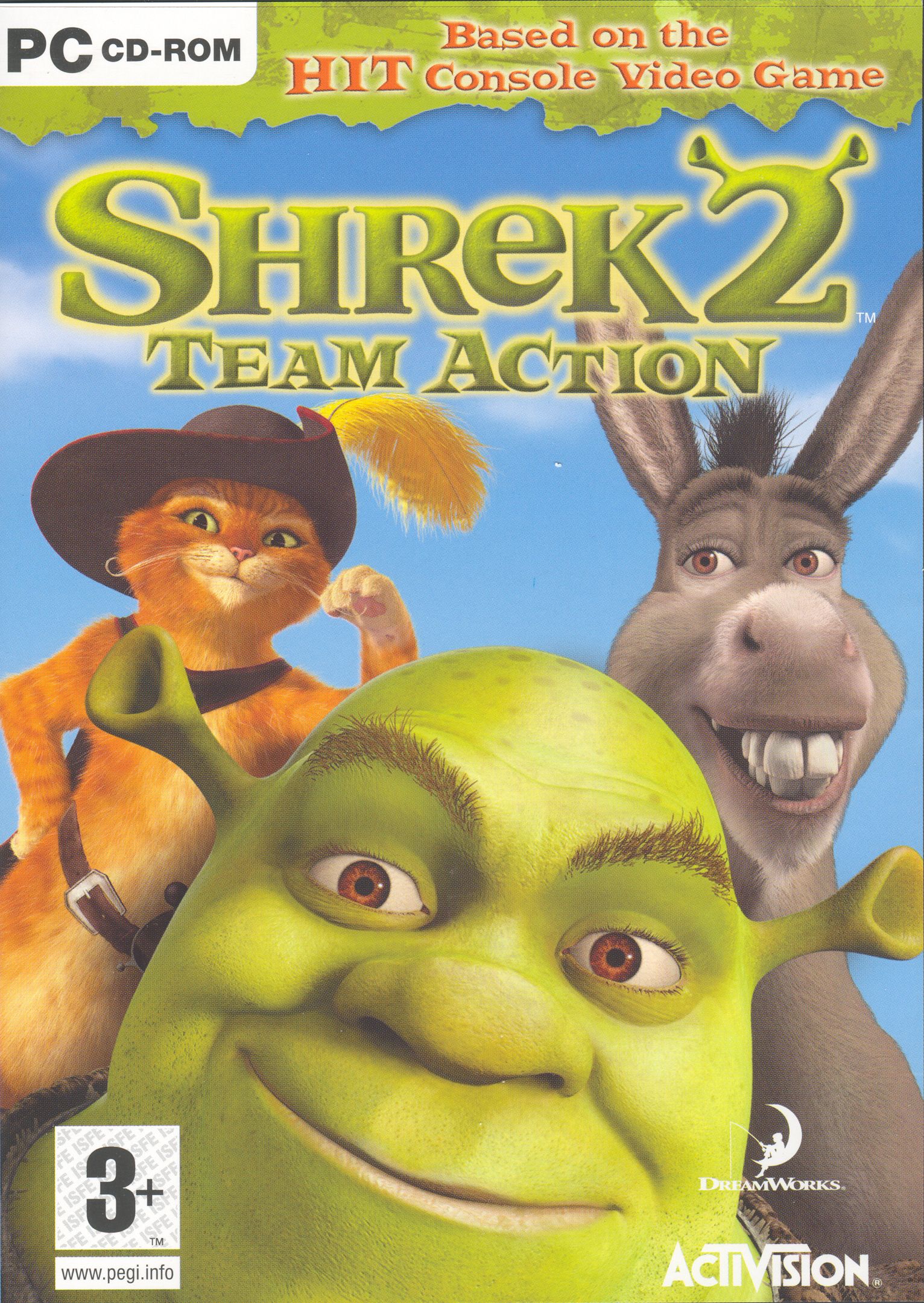 Обложки Shrek 2: Team Action на Old-Games.RU