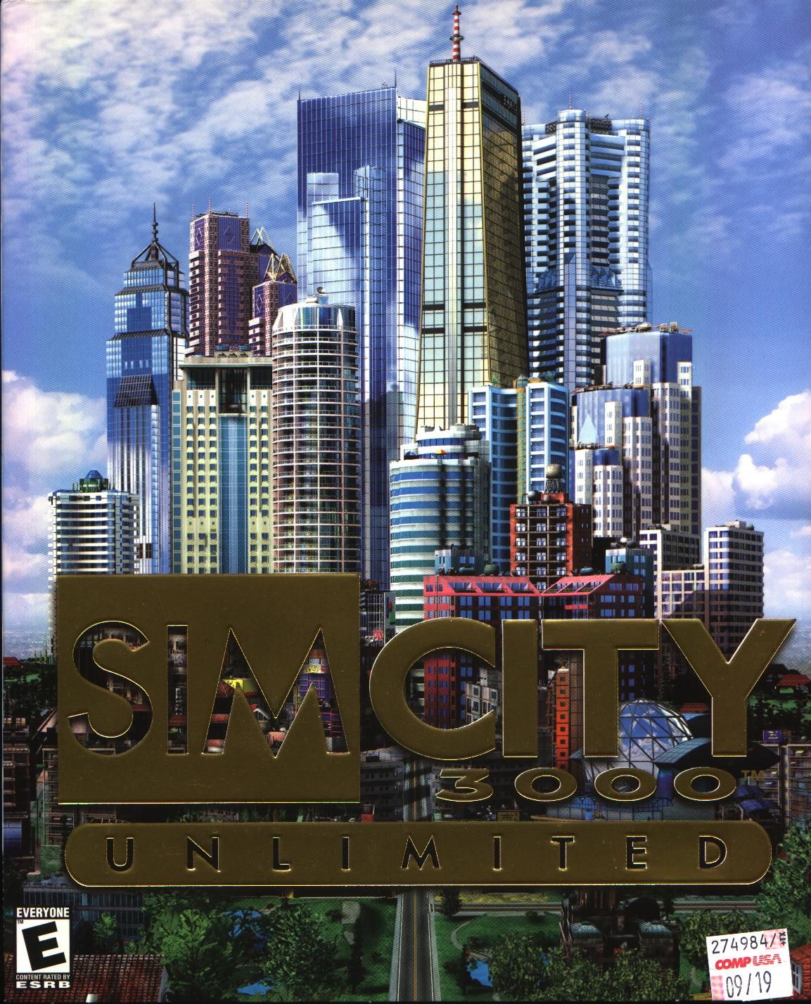 Обложки SimCity 3000 Unlimited на Old-Games.RU