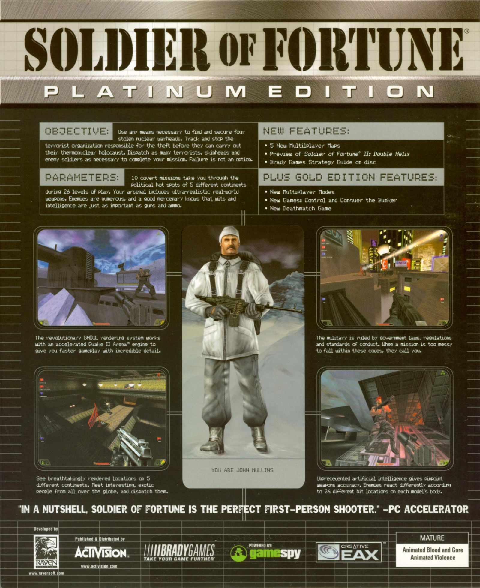 Soldier of fortune системные требования