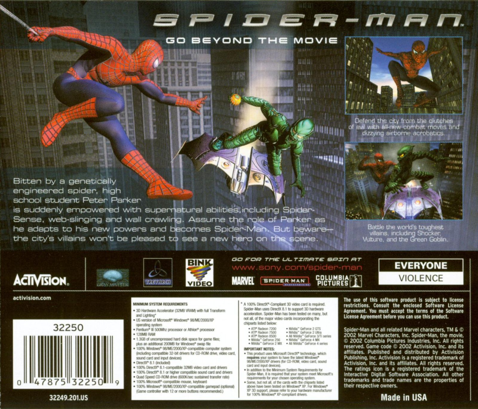 Обложки Spider-Man: The Movie на Old-Games.RU