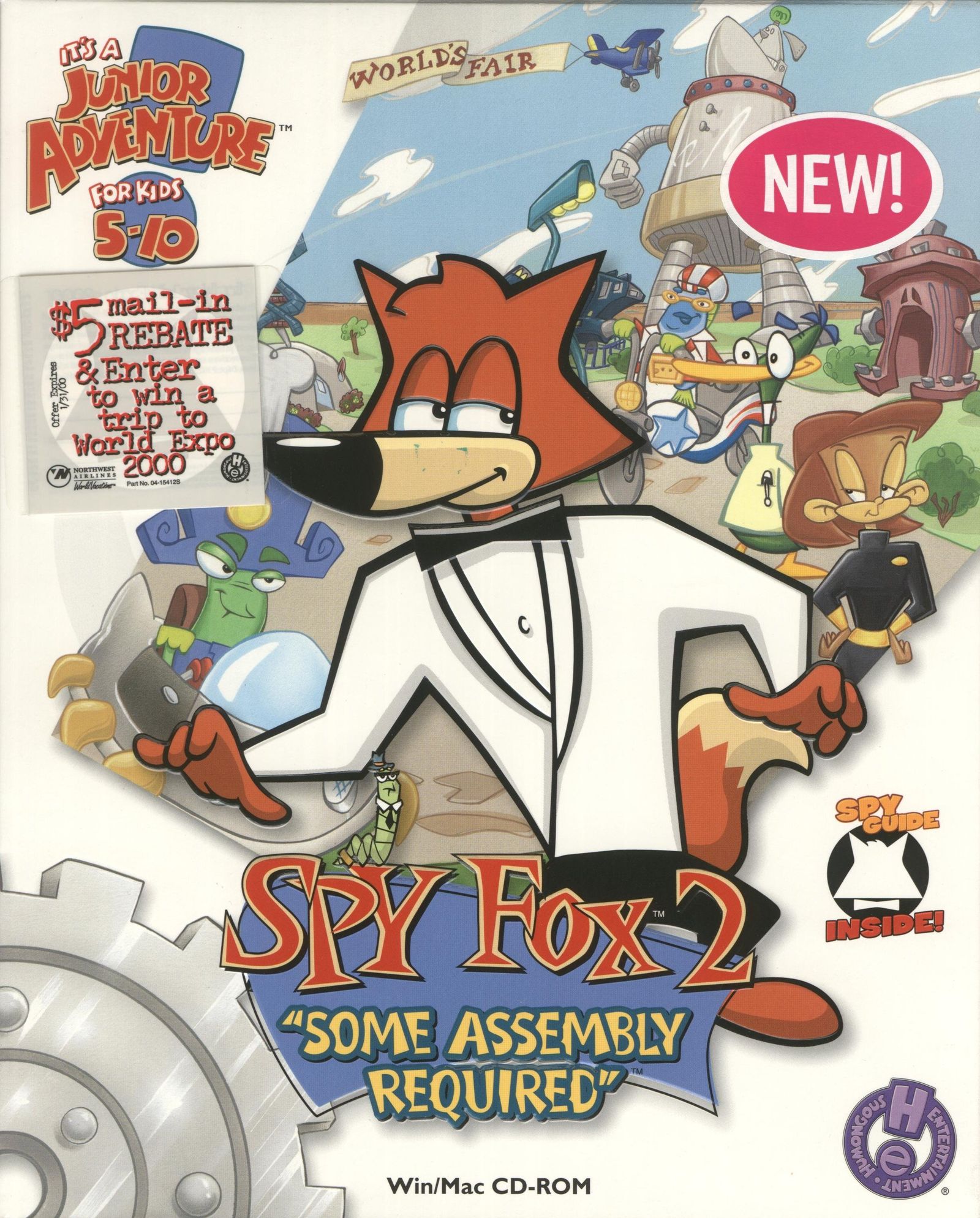 Обложки Spy Fox 2: Some Assembly Required на Old-Games.RU