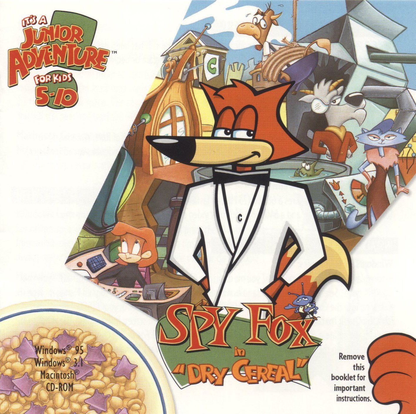 spy fox in dry cereal go fish