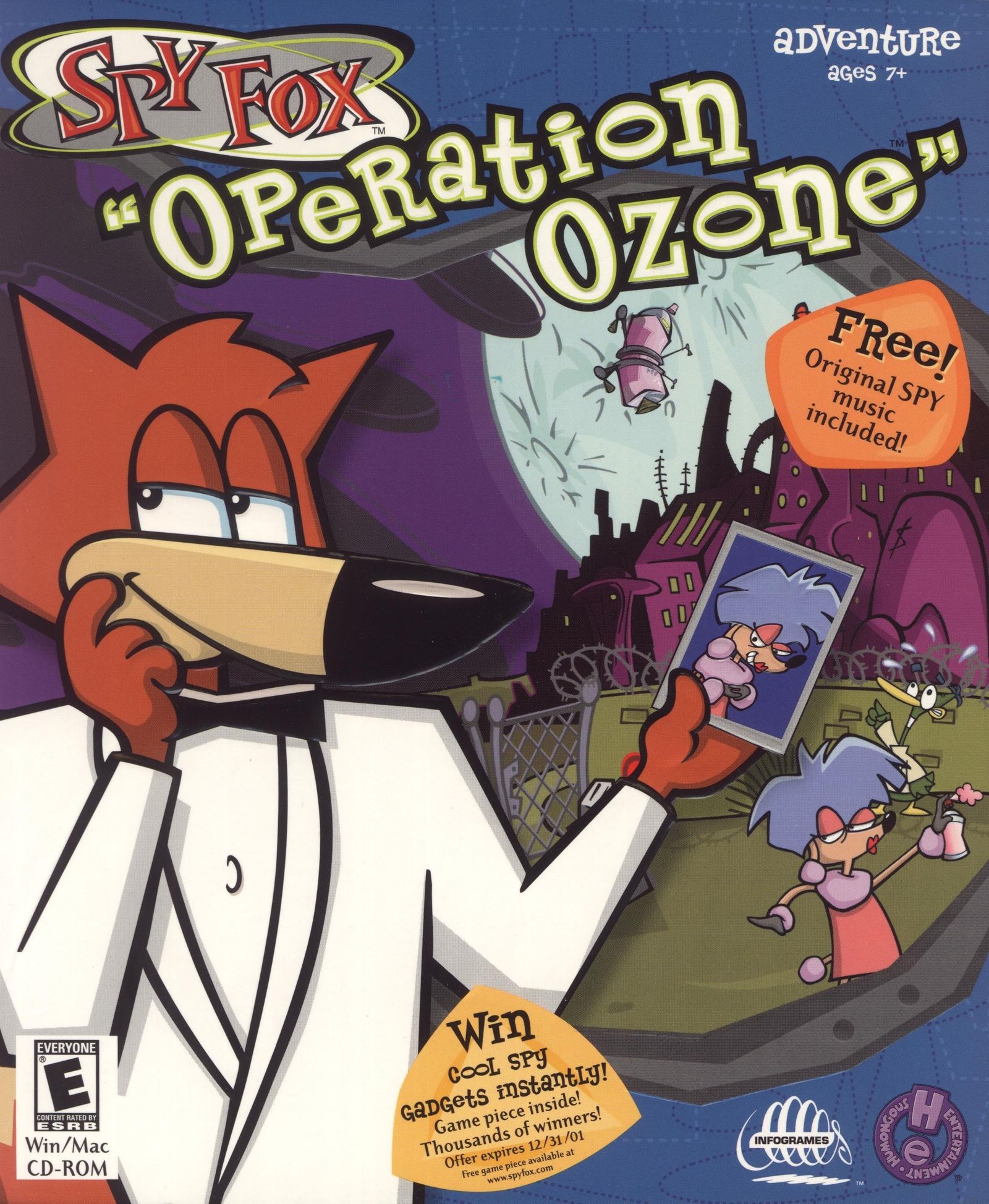 Обложки Spy Fox: Operation Ozone на Old-Games.RU