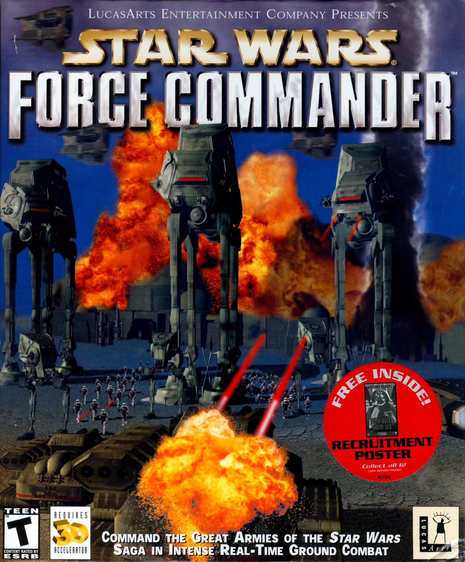 Обложки Star Wars: Force Commander на Old-Games.RU