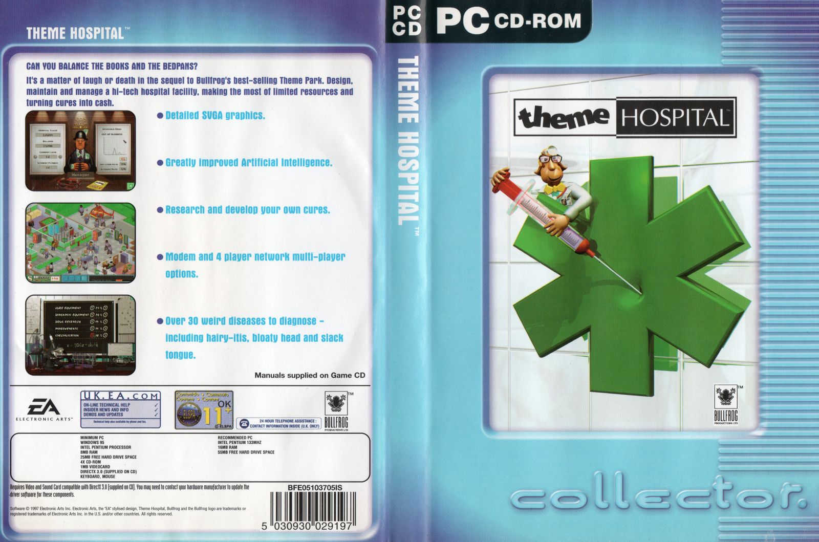 Обложки Theme Hospital на Old-Games.RU