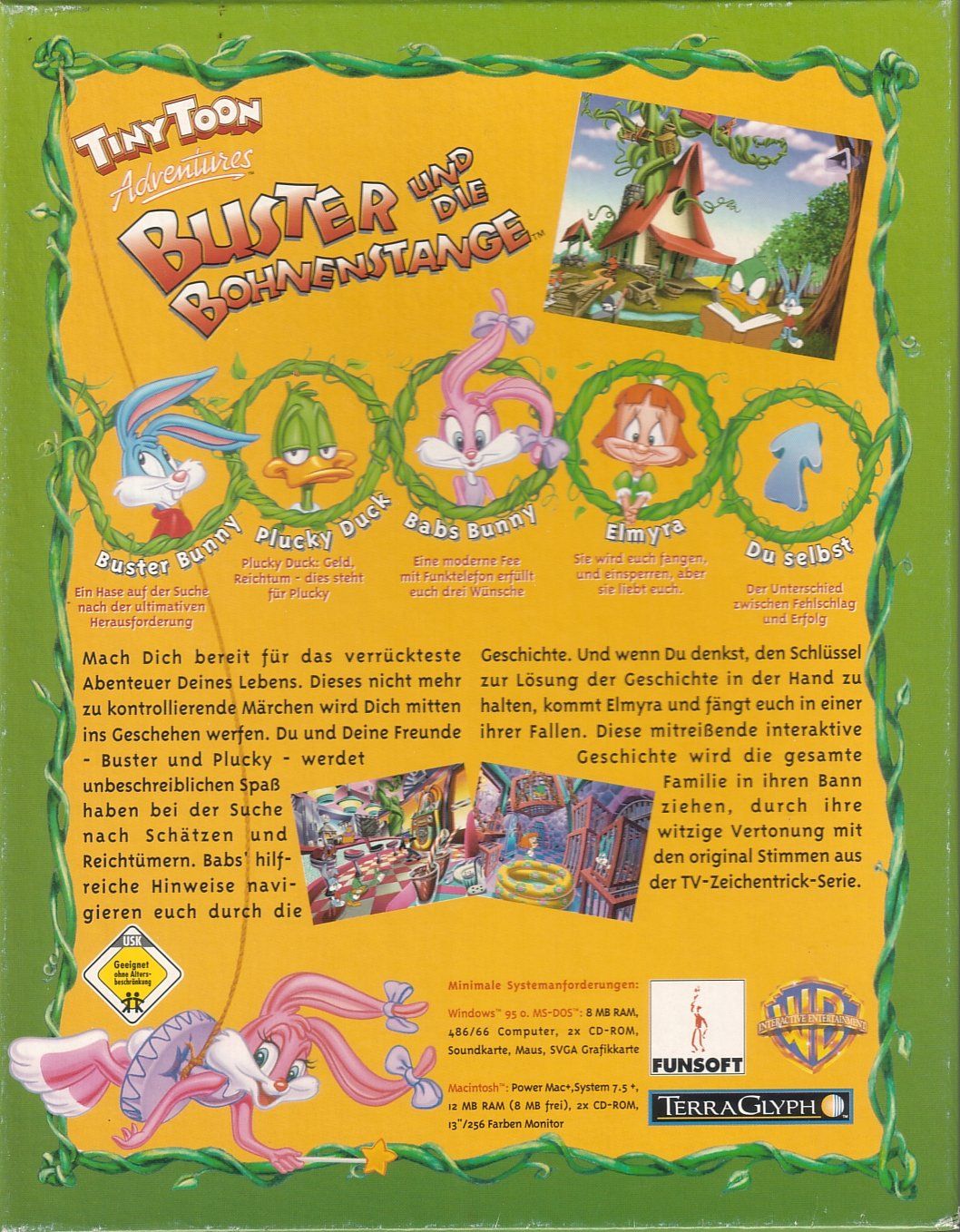 Обложки Tiny Toon Adventures: The Great Beanstalk на Old-Games.RU