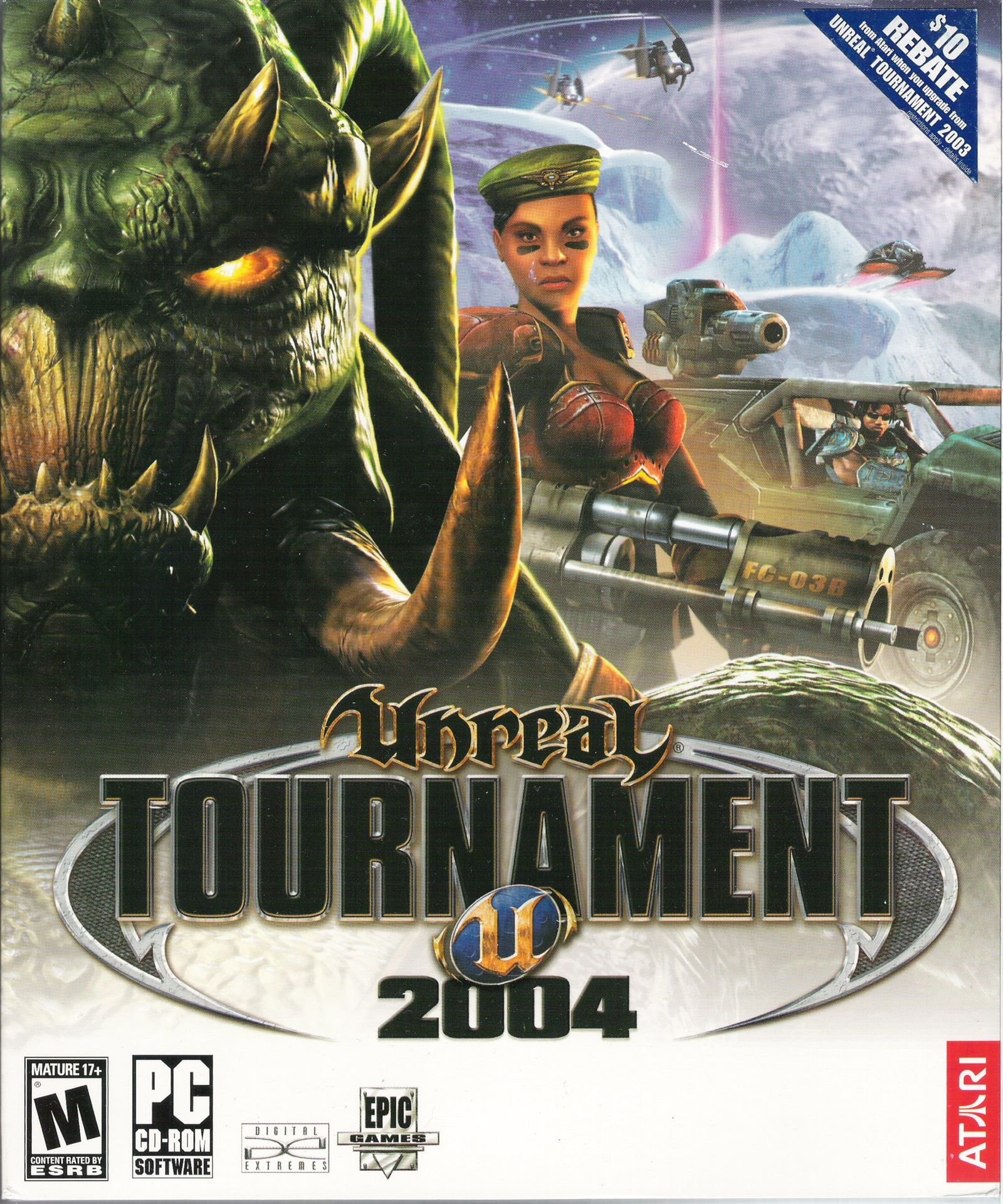 Обложки Unreal Tournament 2004 на Old-Games.RU