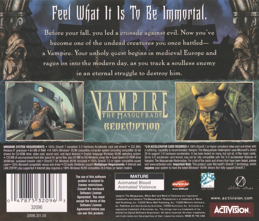 Vampire the masquerade redemption коды