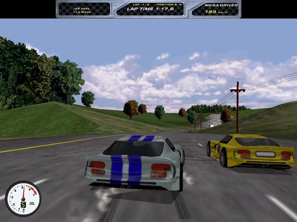 Viper Racing (1998 - Windows). Ссылки, описание, обзоры, скриншоты,  видеоролики на Old-Games.RU