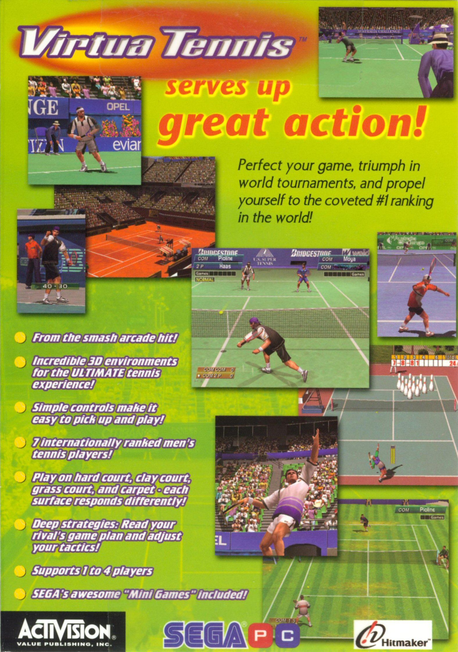 Обложки Virtua Tennis на Old-Games.RU