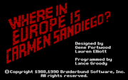 Where in Europe Is Carmen Sandiego?