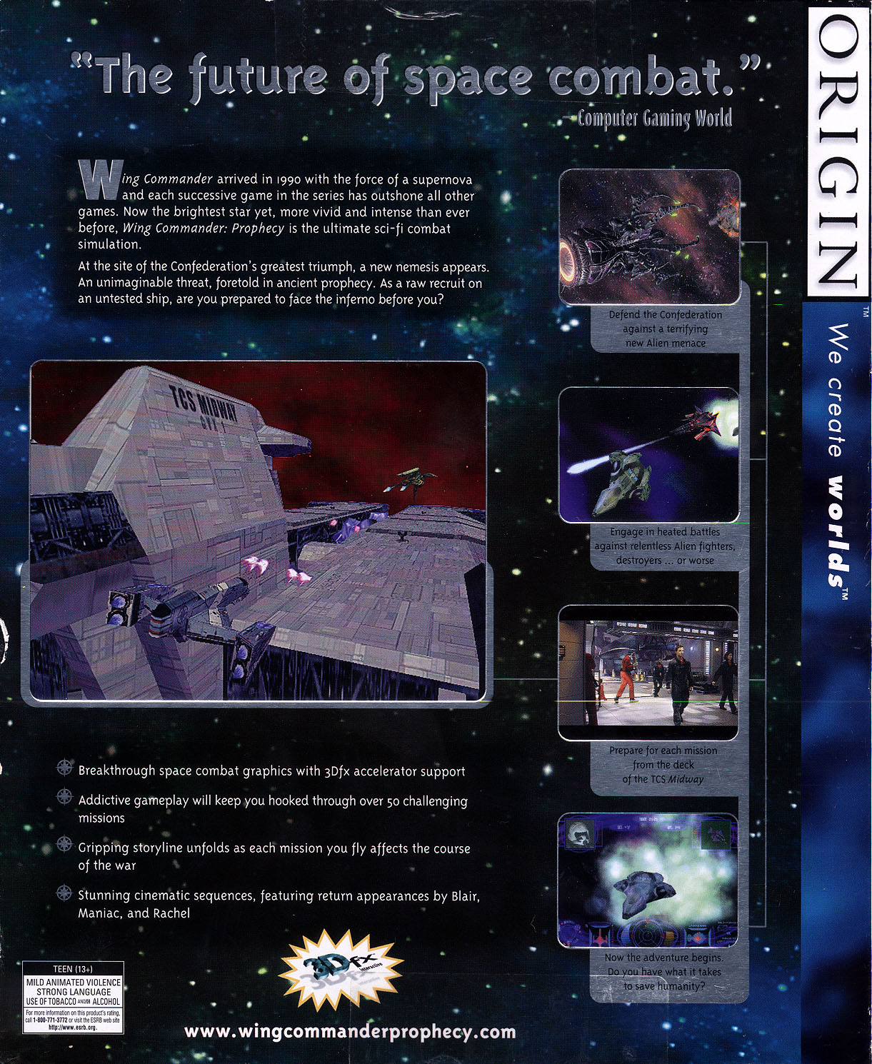 Обложки Wing Commander: Prophecy на Old-Games.RU