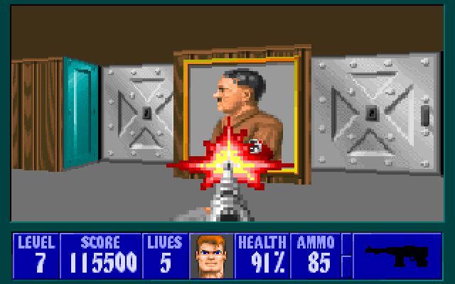 Няшкин Wolfenstein 3D (1992)