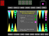 [Скриншот: World Champion Backgammon]