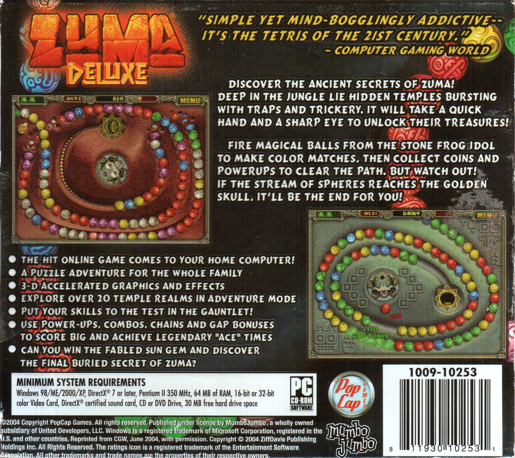 Обложки Zuma Deluxe на Old-Games.RU