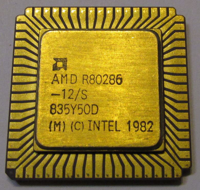 80286 процессор компании AMD 12 МГц